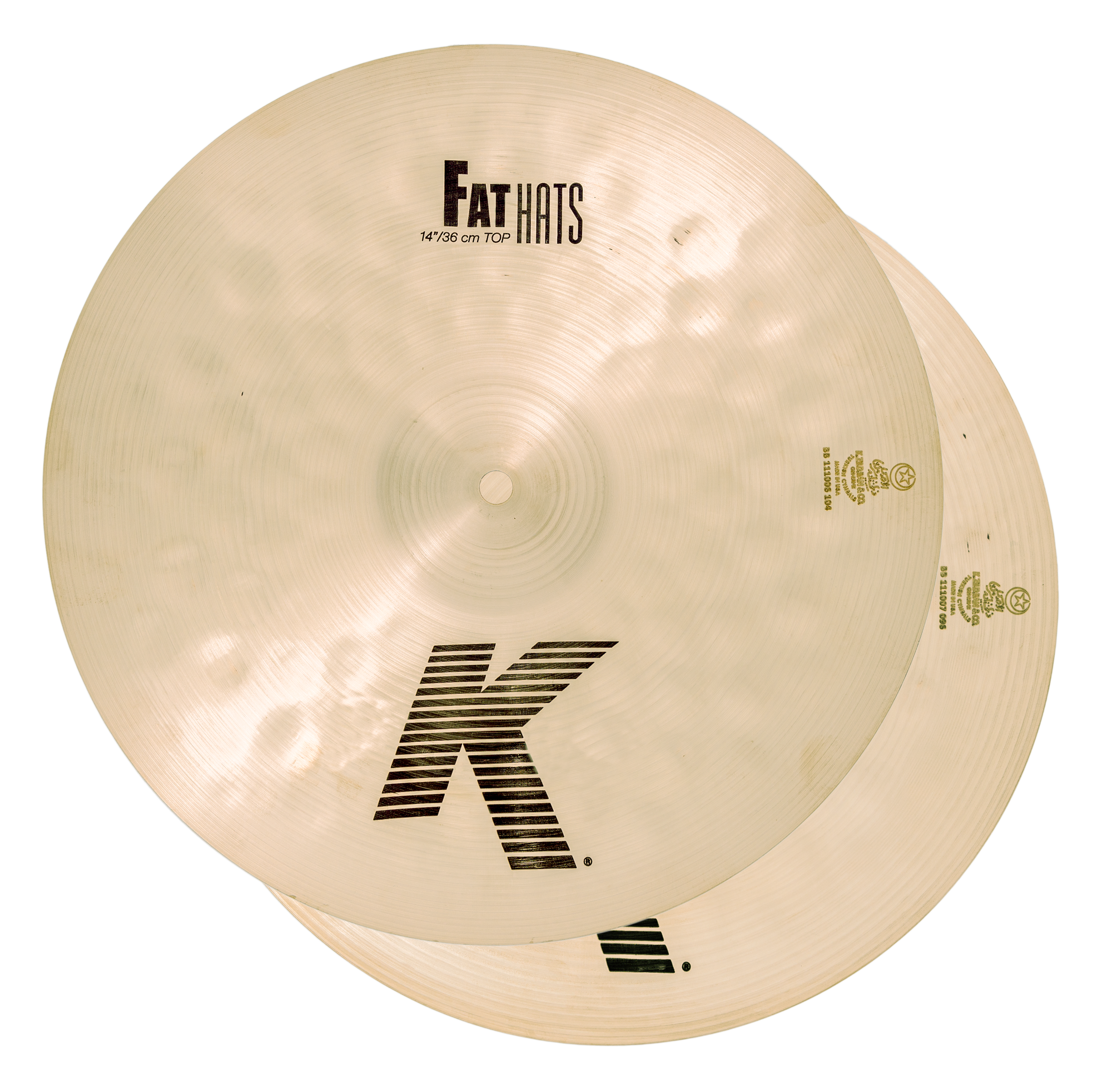 K Zildjian, 14 1/8", Fat Hats, traditional