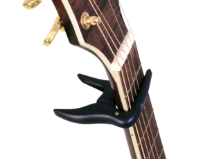 Kapodaster für Western + E-Gitarre black