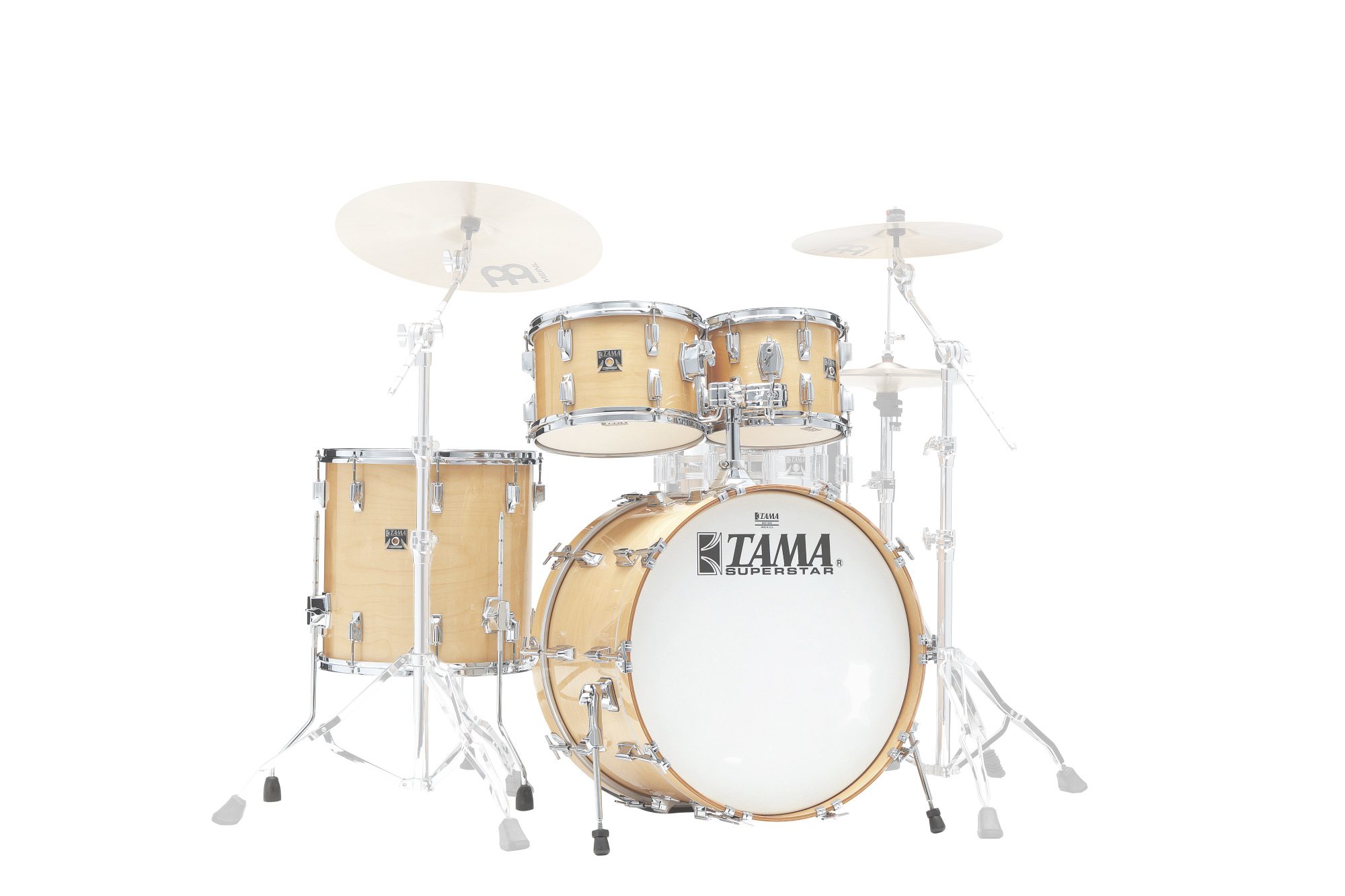 SU42RS-SPM Superstar Limited Reissue 50th Anniversary Shell Kit 4 teilig - Super Maple/Chrom HW