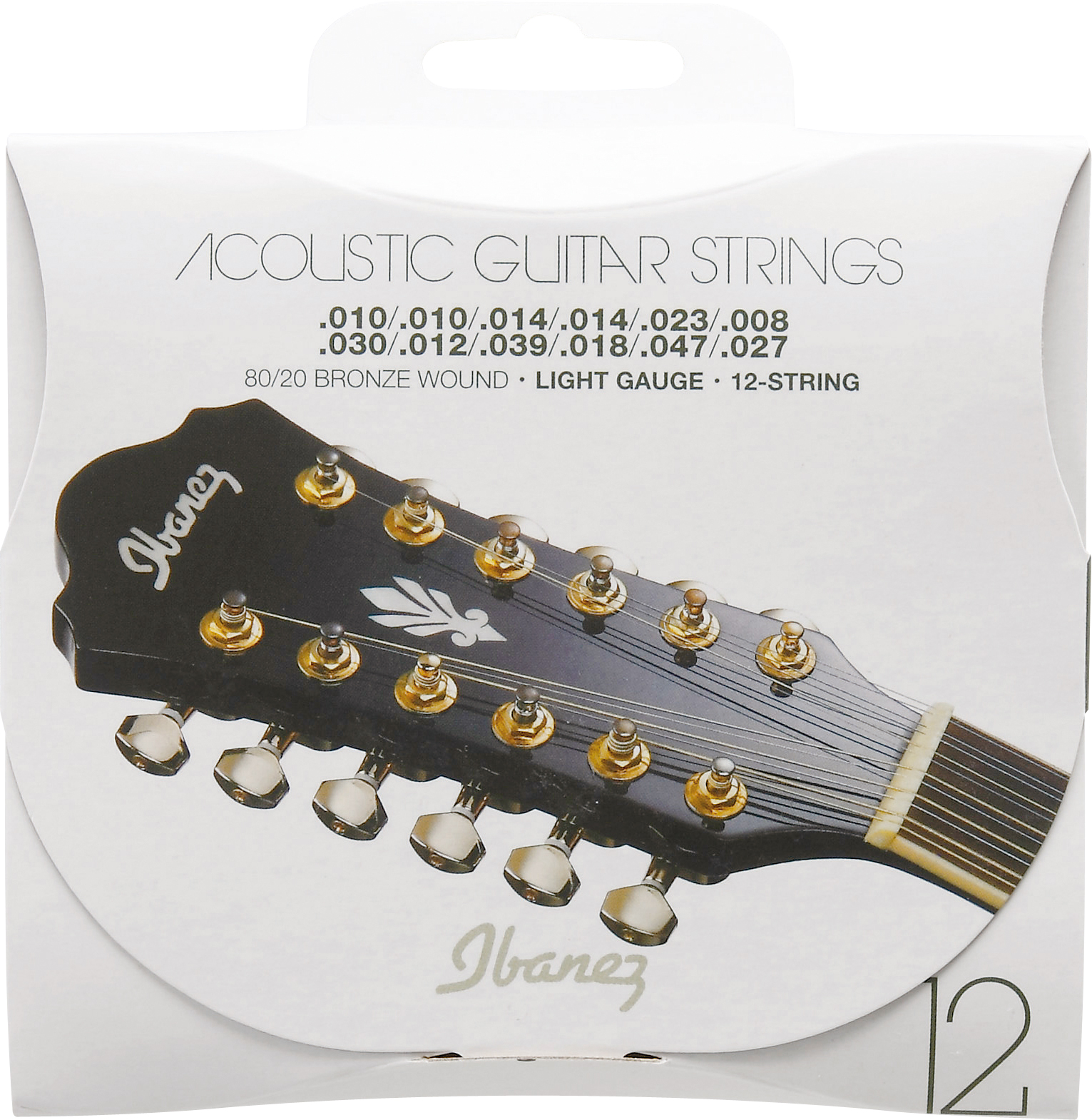 Saitensatz Akustikgitarre Coated 80/20 12-String Light 10-47