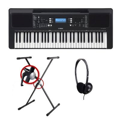 PSR-E373 Set mit Keyboardeständer, Kopfhörer