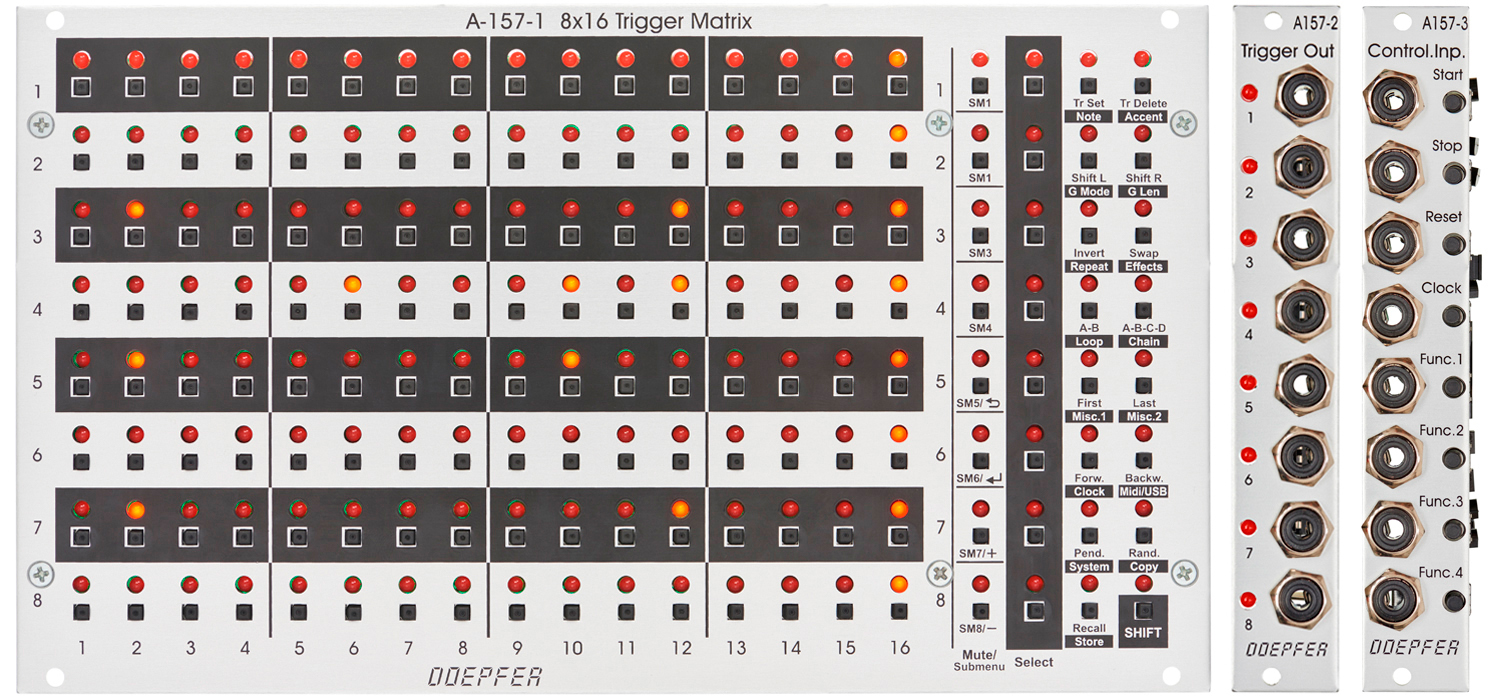 A-157 Trigger Sequencer (Module Set -1/2/3)