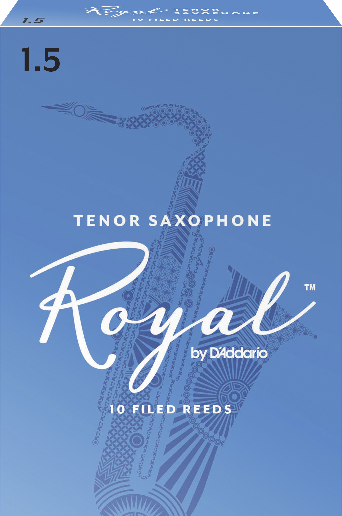 Royal Tenorsaxophonblätter 1,5 10 er Packung