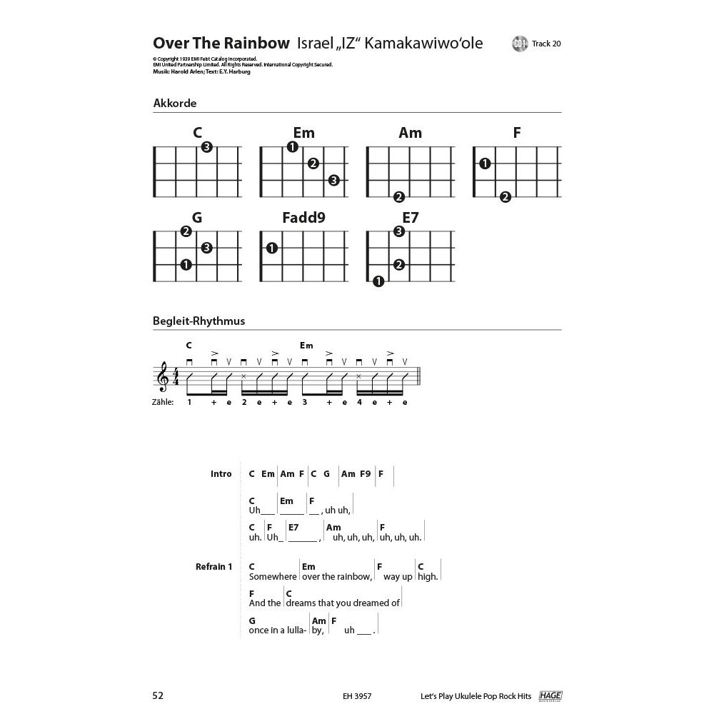 Let's play ukulele - Spielbuch