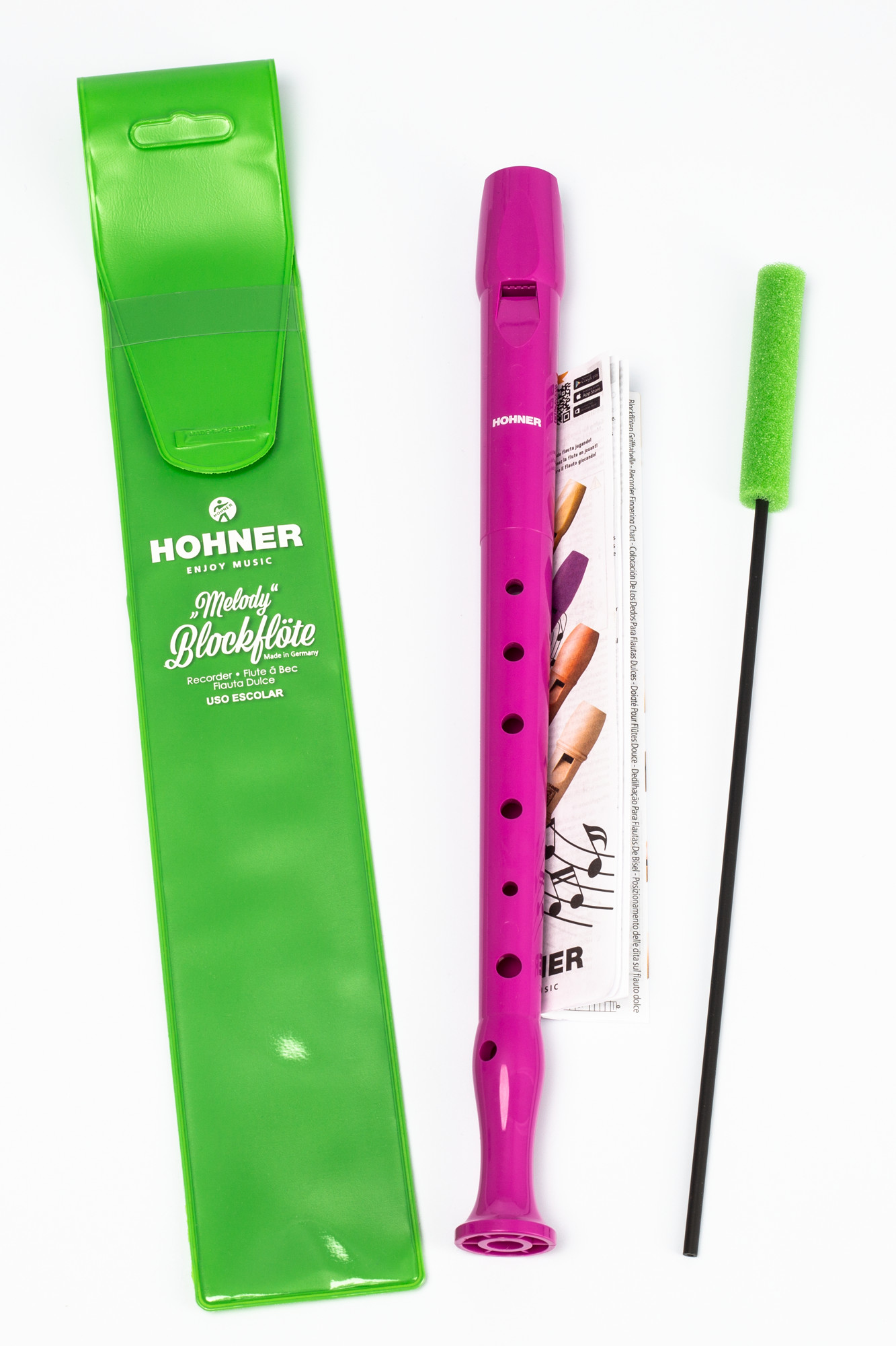 Melody Line Blockflöte deutsch, violett