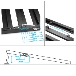 Pedalbay 60 Pedalboard mit gepolsterter Tragetasche 60cm