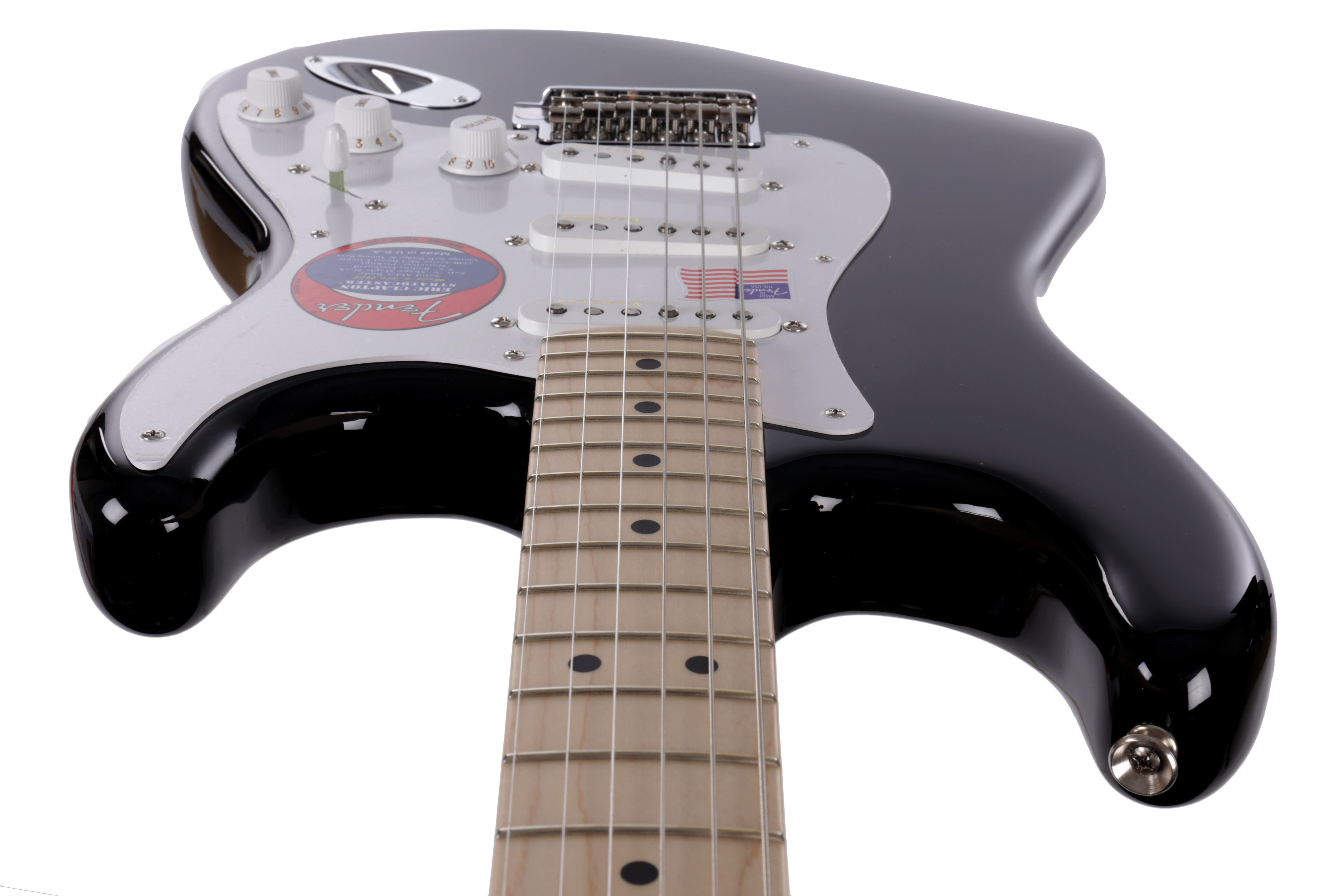 Eric Clapton Strat Maple Fretboard, black Eric Clapton Strat Maple Fretboard, black