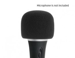 Windschutz schwarz für dynamische Mikrofone