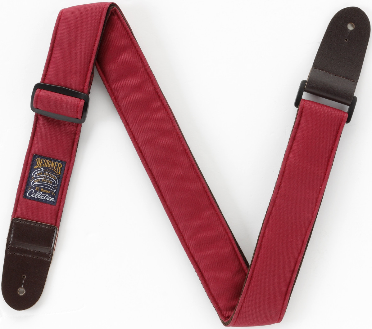 Designer Collection Guitar Strap Wine Red