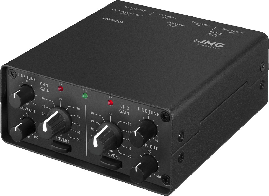 MPA-202 Mikrofonvorverstärker 2 Kanal