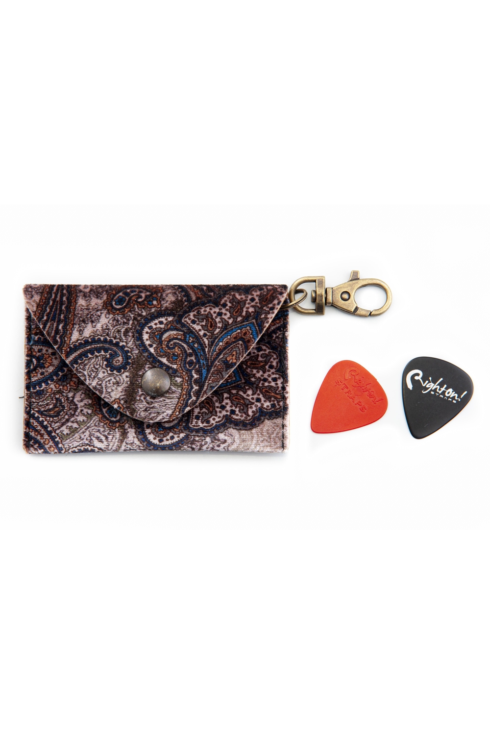 Pick Pouch Paisley Brown