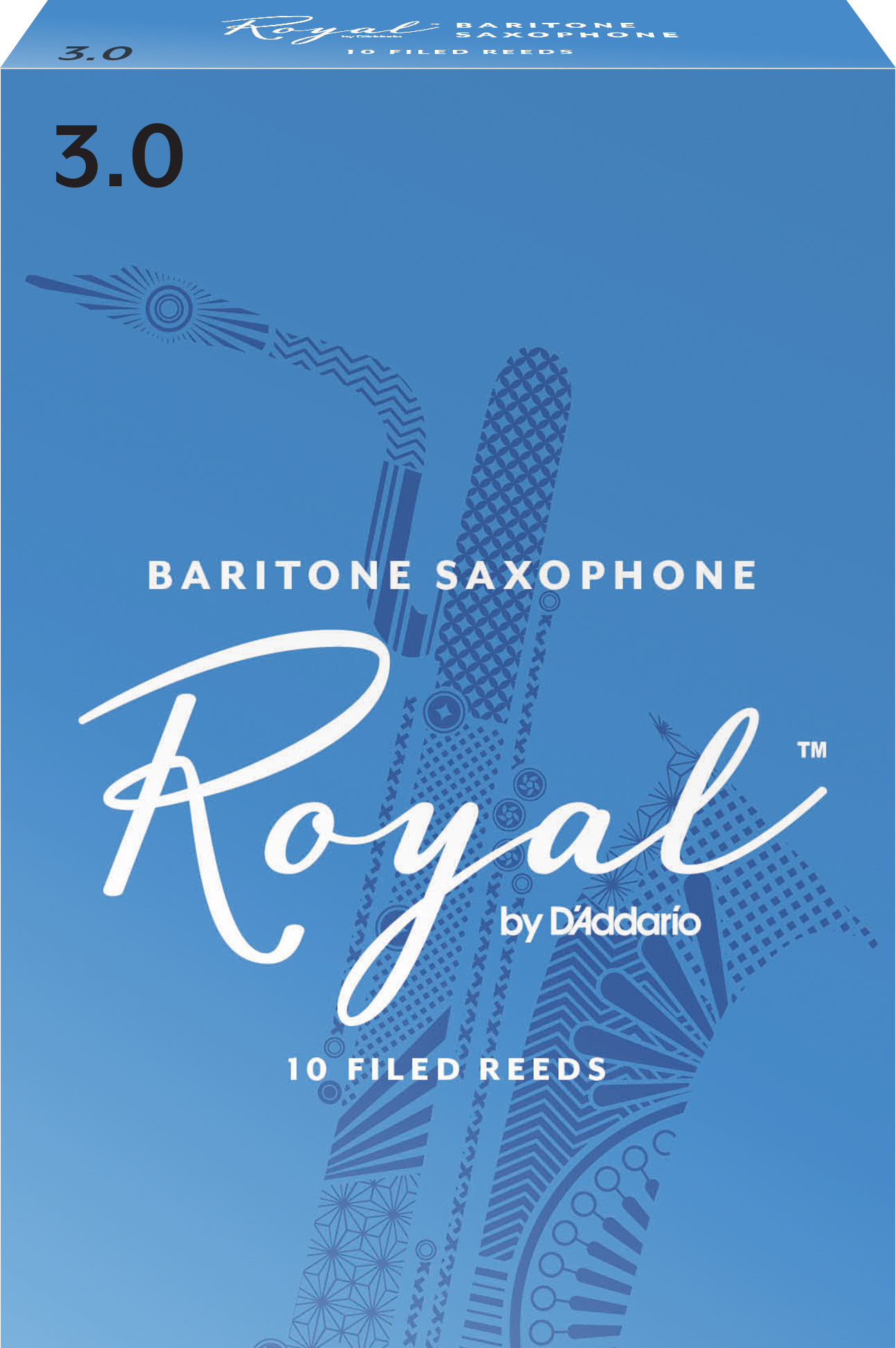 Royal Baritonsaxblätter 3,0 10er Packung