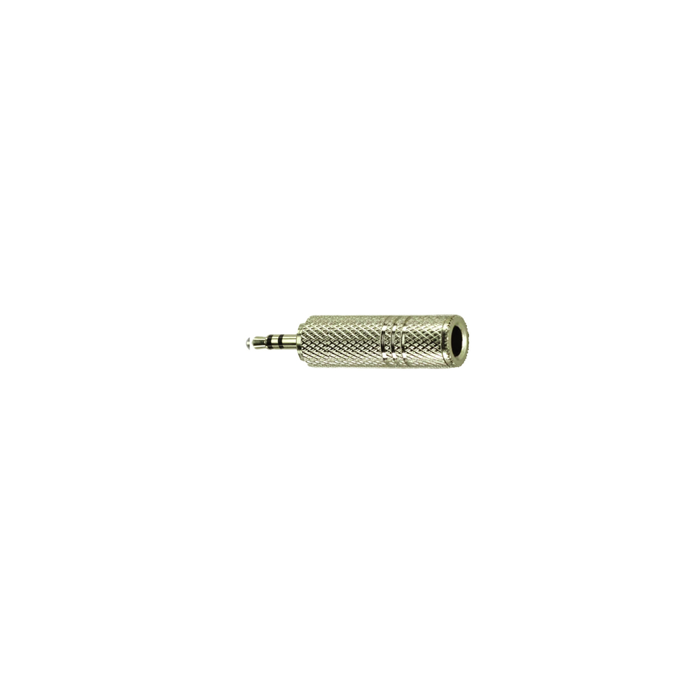 Adapter 1831 metall Klinke 6,3 - Klinke 3,5 stereo
