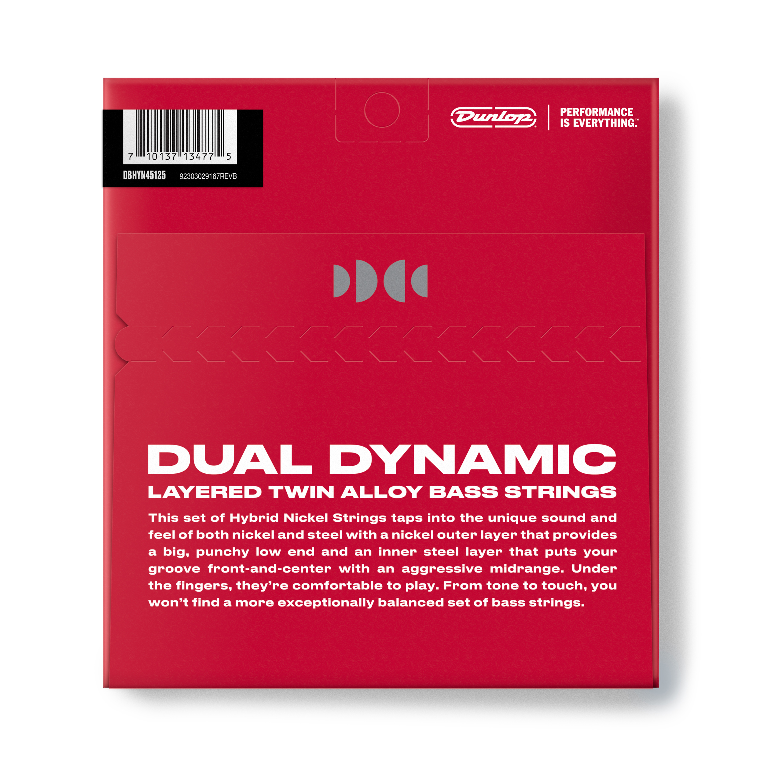 Dual Dynamic Hybrid Nickel Bass Strings 5-String 045, 065, 085, 105,125