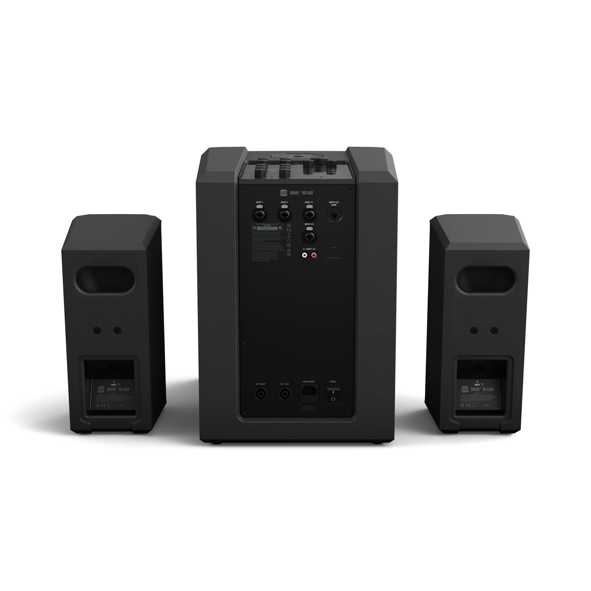 Dave 10 G4X 2.1 Sound-System aktiv