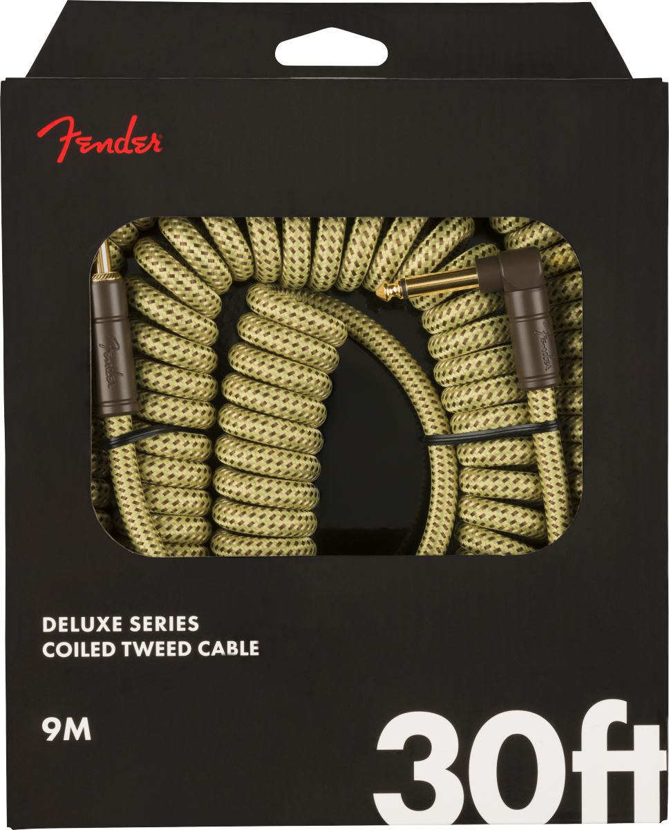 Deluxe Coil Cable 9m Tweed