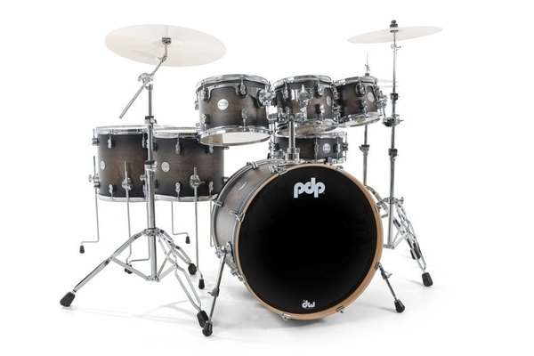 Concept Maple Set 7teilig Red to Black Fade Sparkle