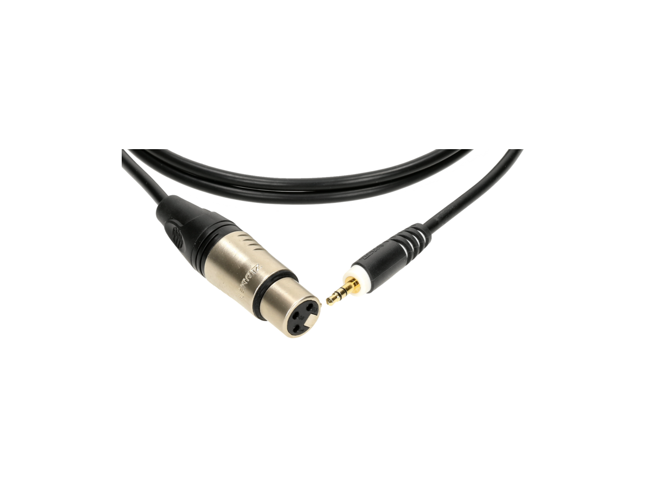 AU-MK0300 Mikrofonkabel 3,0m XLR female - 3,5 Klinke stereo
