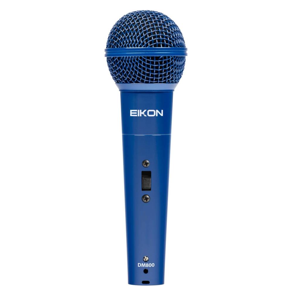 EIKON DM800BL Dynamisches Gesangsmikrofon (BLAU)
