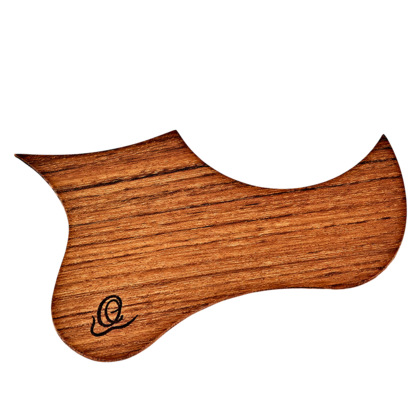 OWPSC-WN Holz Pickguard Walnuss für Ukulele. Sopran und Concert