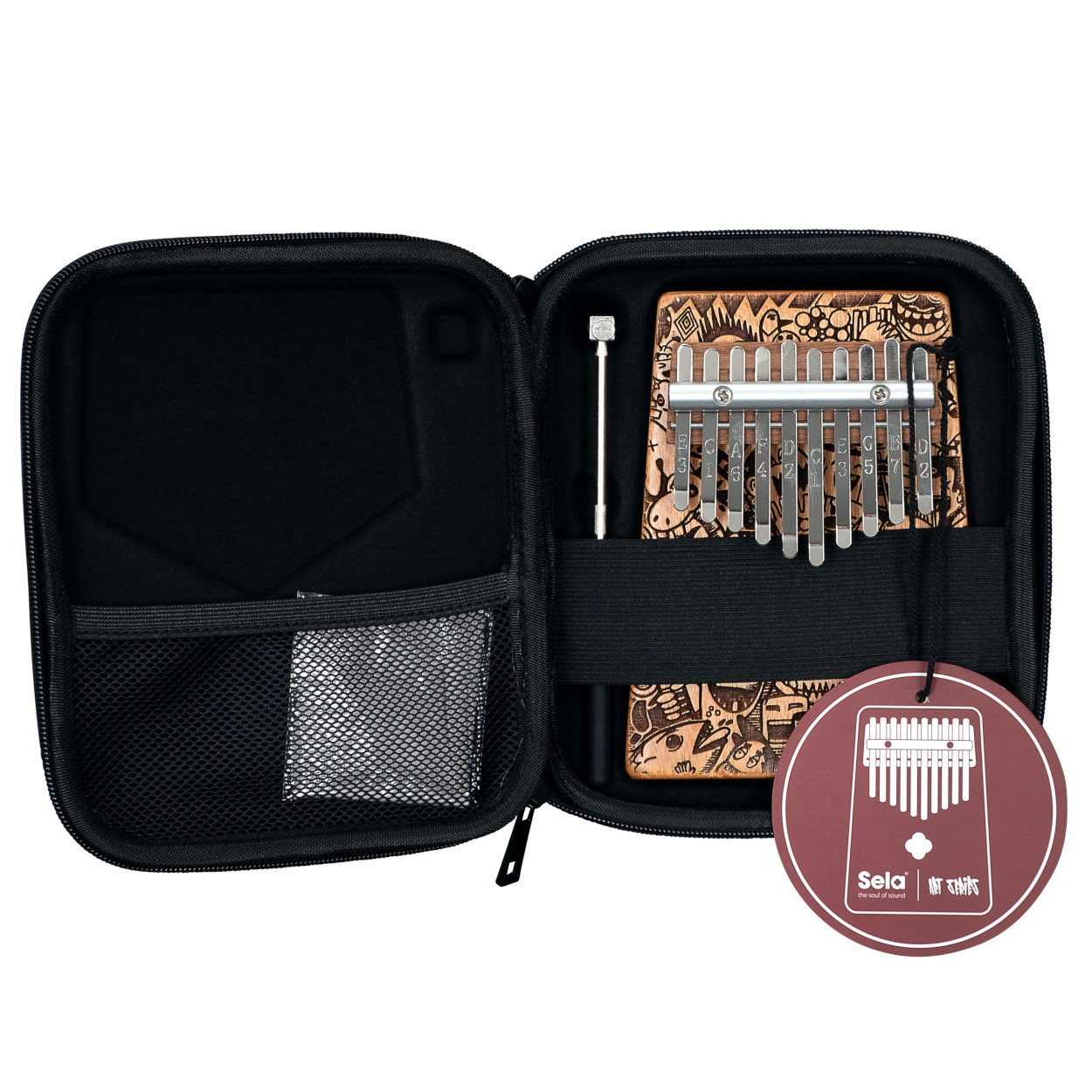 Art Series Kalimba 10 Little Monster Laser Art Series Kalimba 10 Little Monster Laser