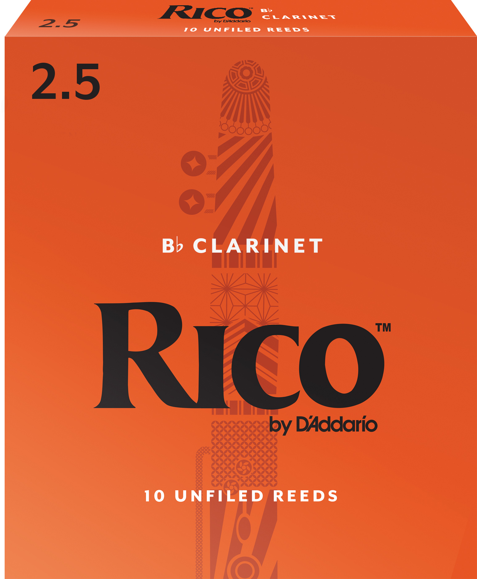 Rico Bb-Klarinetteblätter 2,5 10er Packung