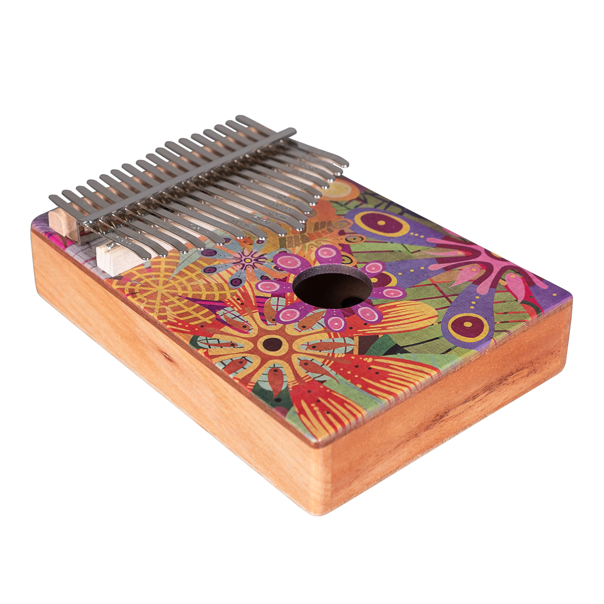Art Series Kalimba 17 Flower Power