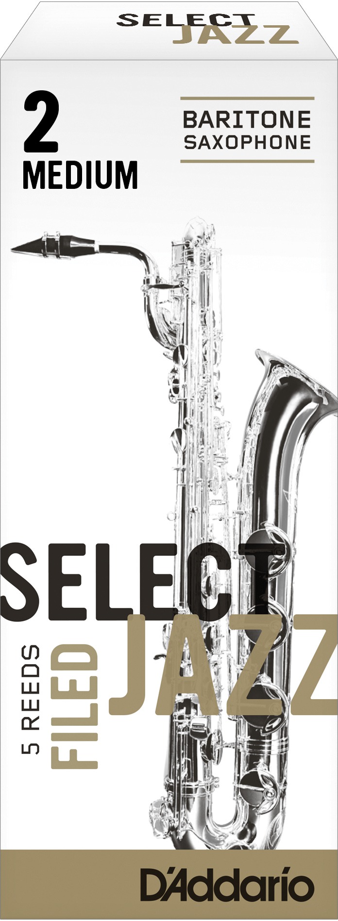 Jazz Select Organic Baritonsax filed 2M 5er Packung