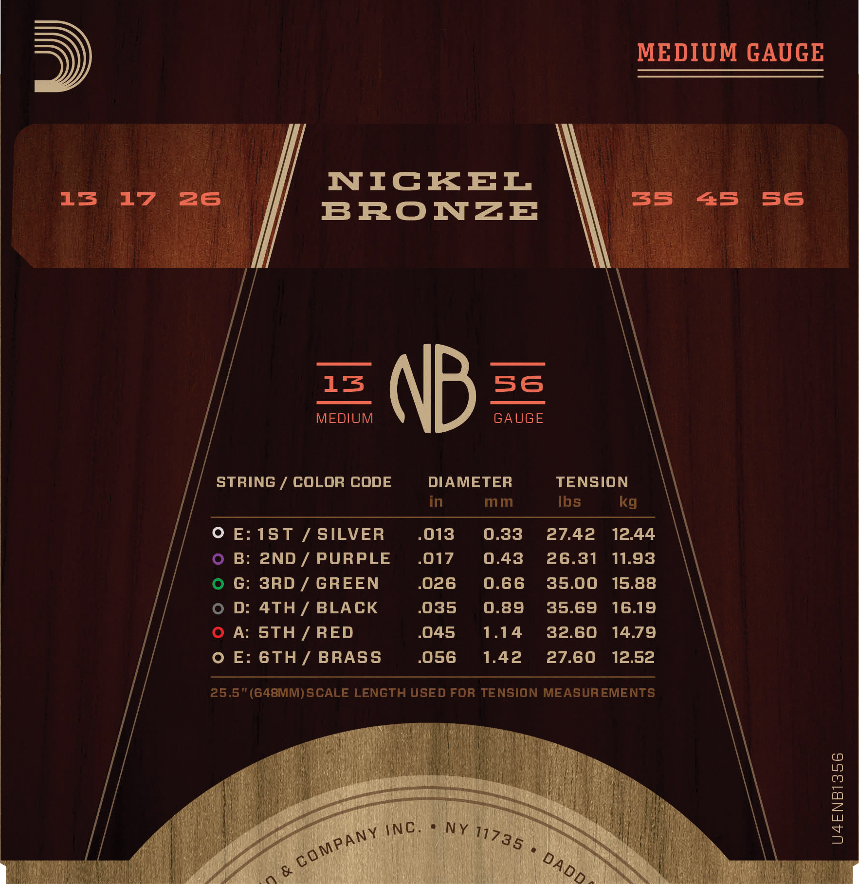 NB1356 Nickel Bronze Set 013-056
