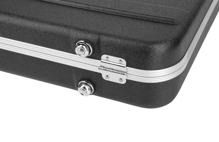 Electric Guitar ABS Case, Rectangular black Standard Line