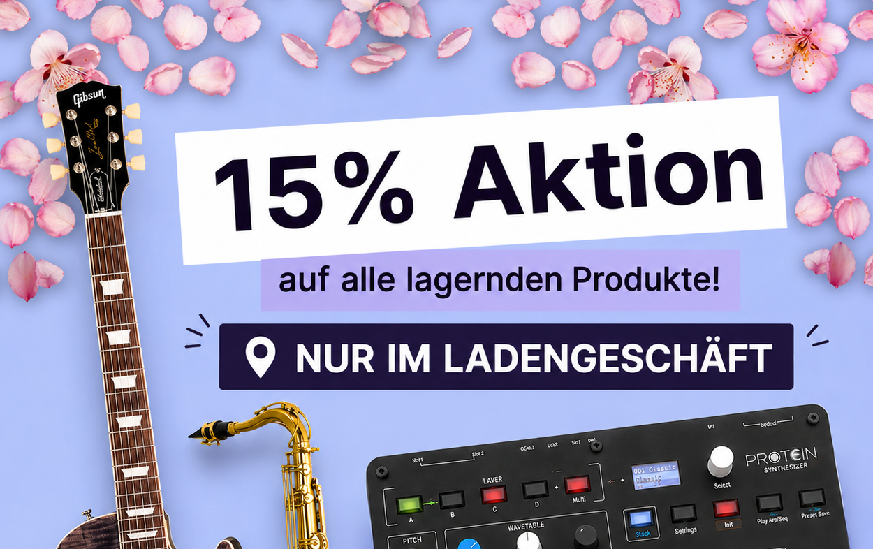 15 % Rabatt auf alle lagernden Produkte*