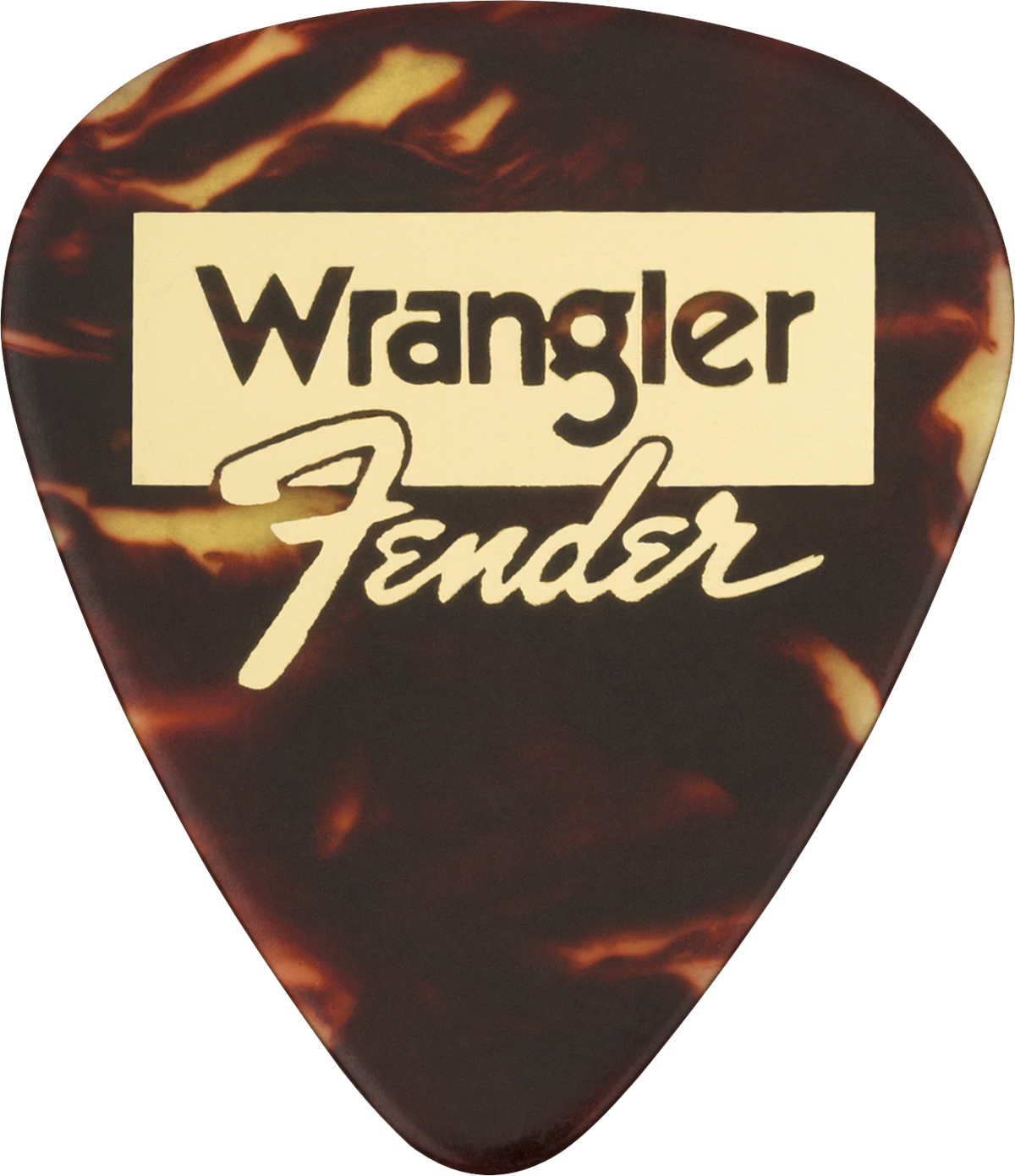 Fender and Wrangler Picks 351 Shape, Tortoiseshell, (8)
