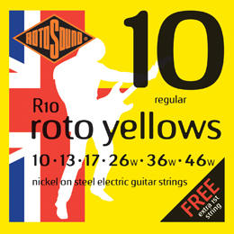 R10 roto yellows Nickel Regular 10 13 17 26 36 46