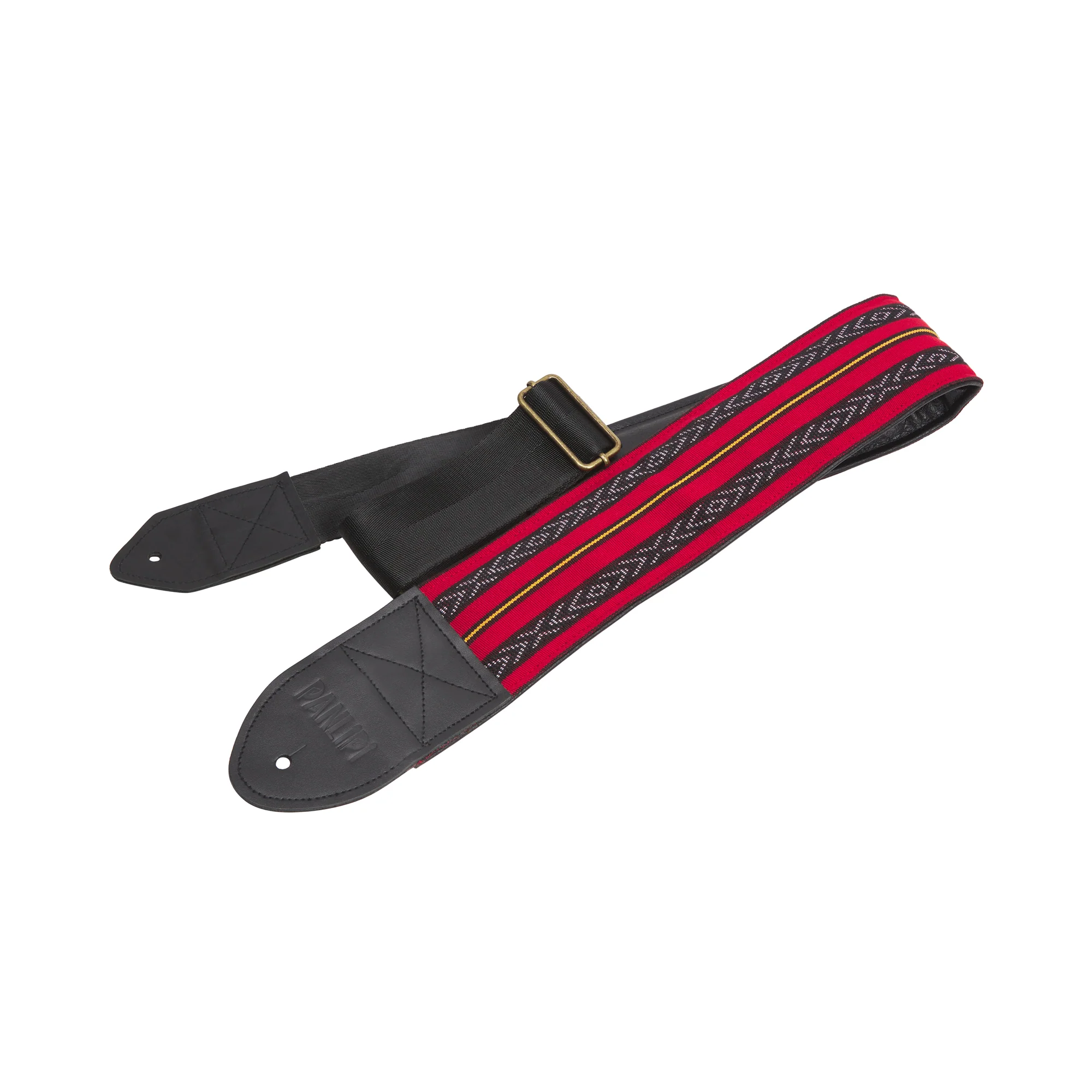 Padded Bass Strap Loom Weave Cuabao Red