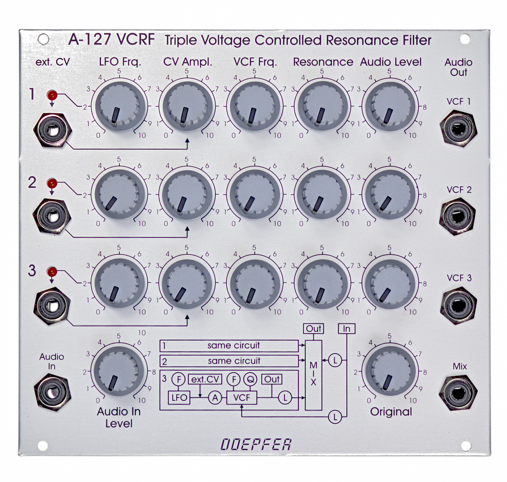 A-127 VC Resonance Filter A-127 VC Resonance Filter