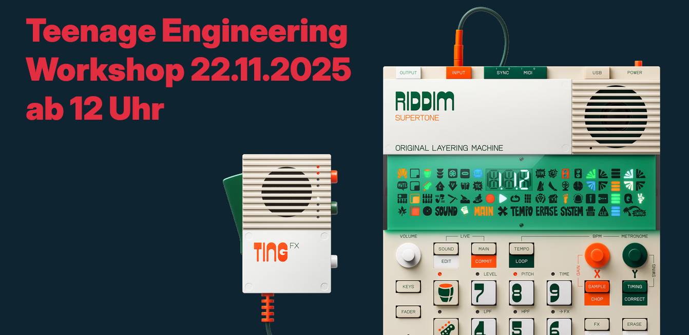 Teenage Engineering EP-40 Workshop 22.11.2025