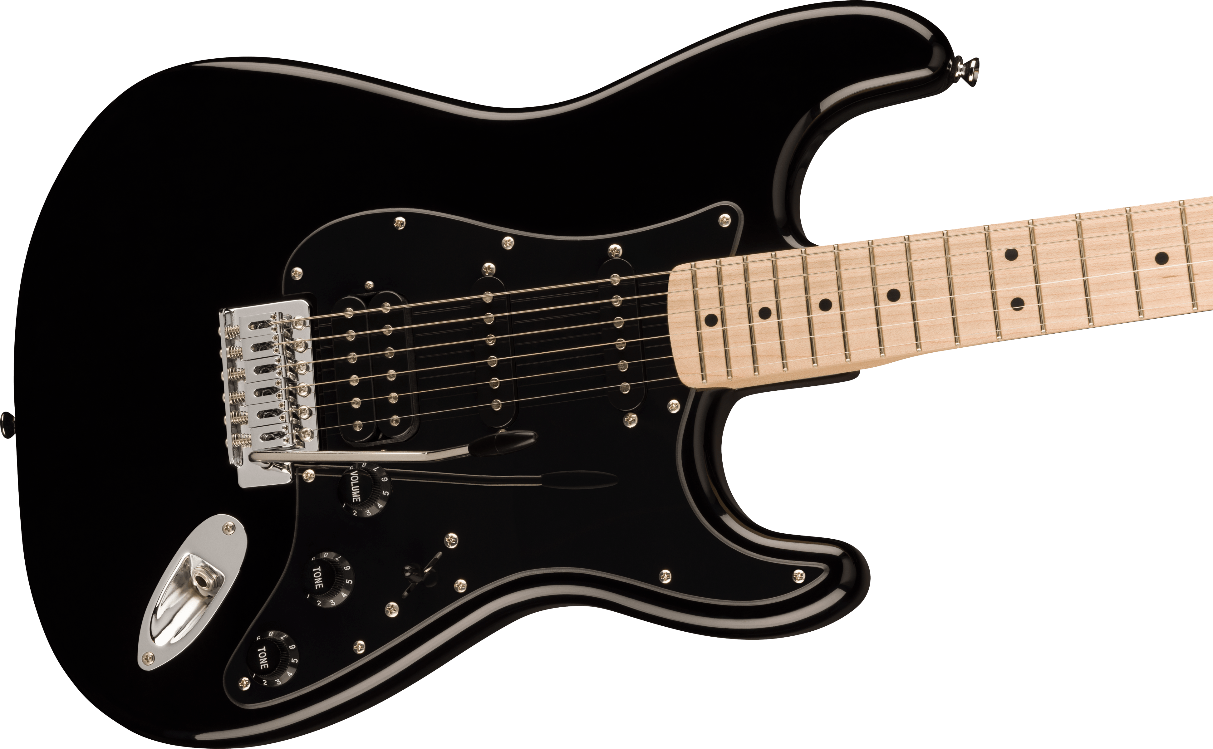 Sonic Stratocaster HSS MN Black