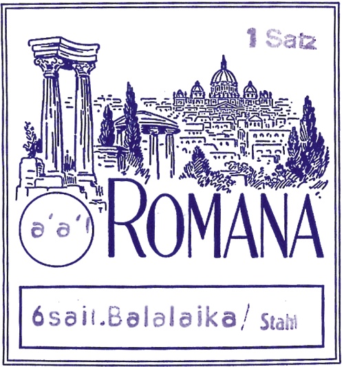 BALALAIKA SATZ 6-SAITIG; ROMANA