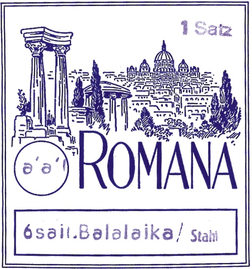 Balalaika Satz 6saitig Romana