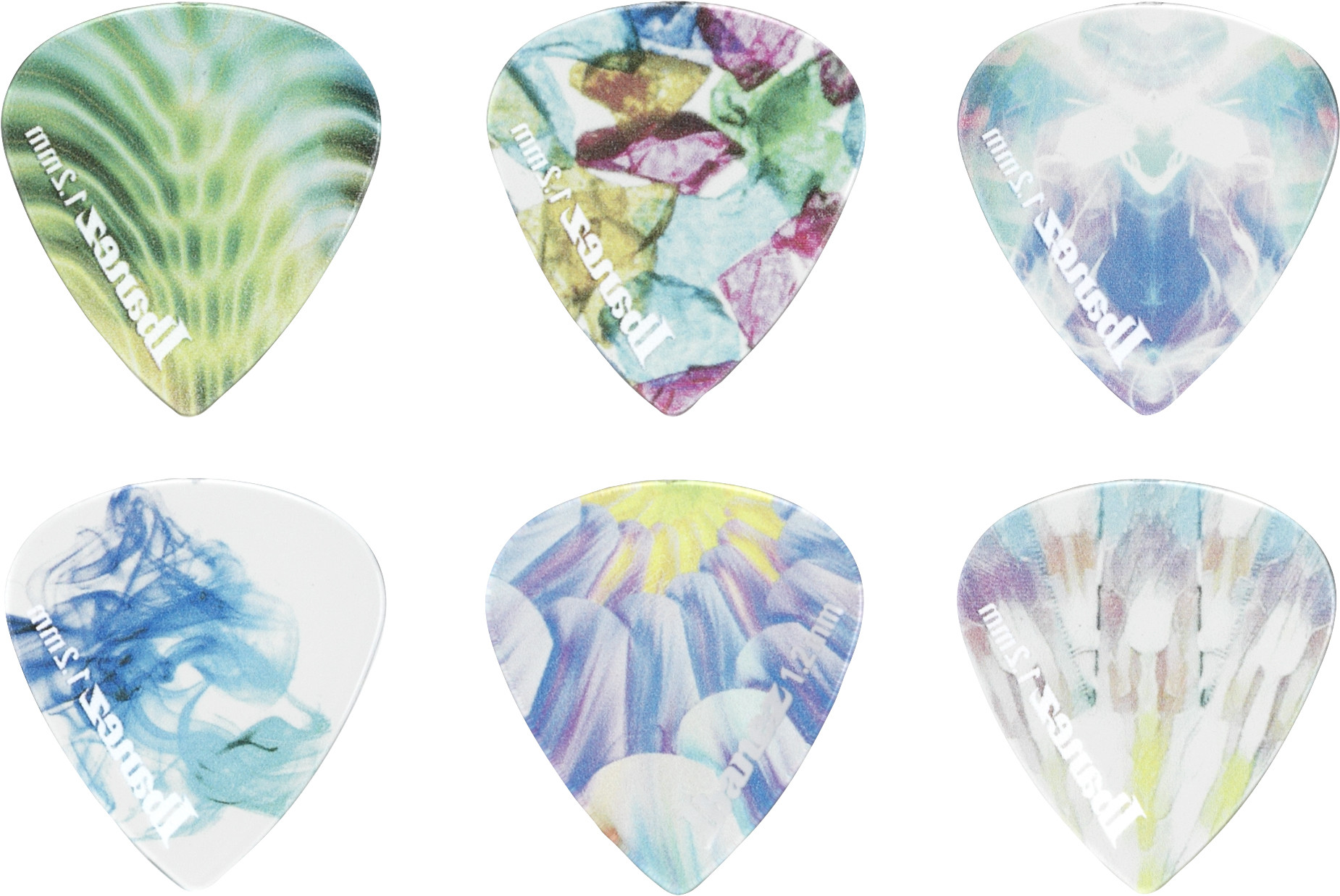 Kaleido Series Picks Copolyester Material Extra Heavy/ 6 teilig Set Kaleido Series Picks Copolyester Material Extra Heavy/ 6 teilig Set