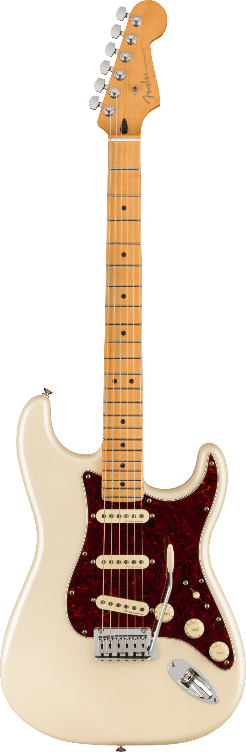 Player Plus Stratocaster, MN OP Olympic Pearl