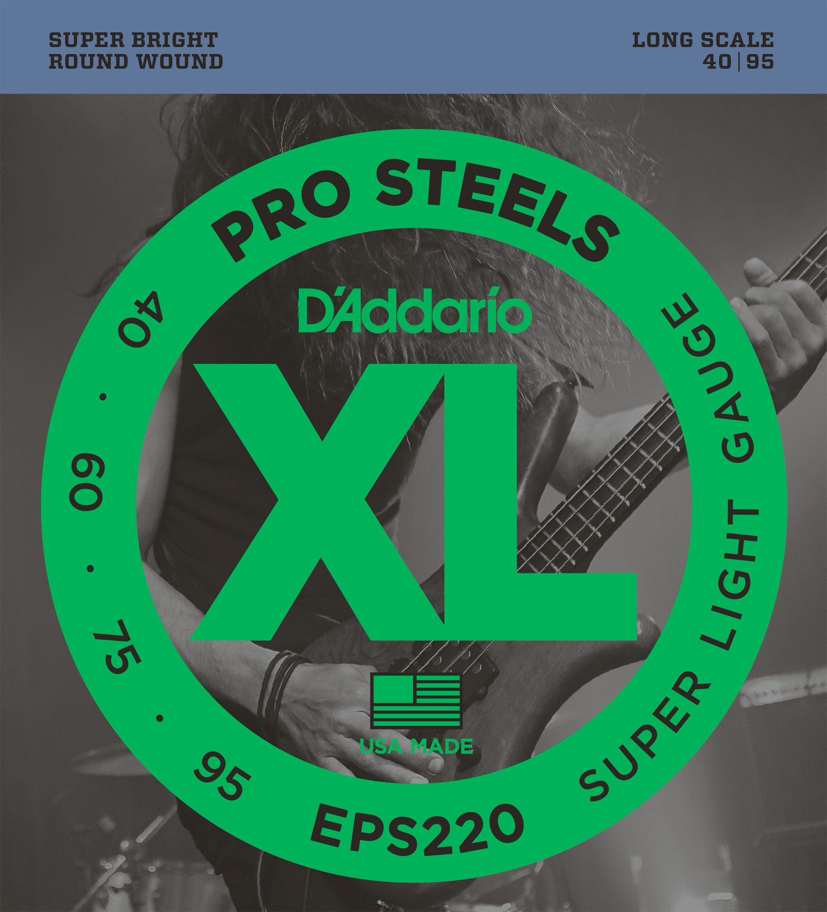 EPS220 Pro Steels 4-String 040.060.075.095