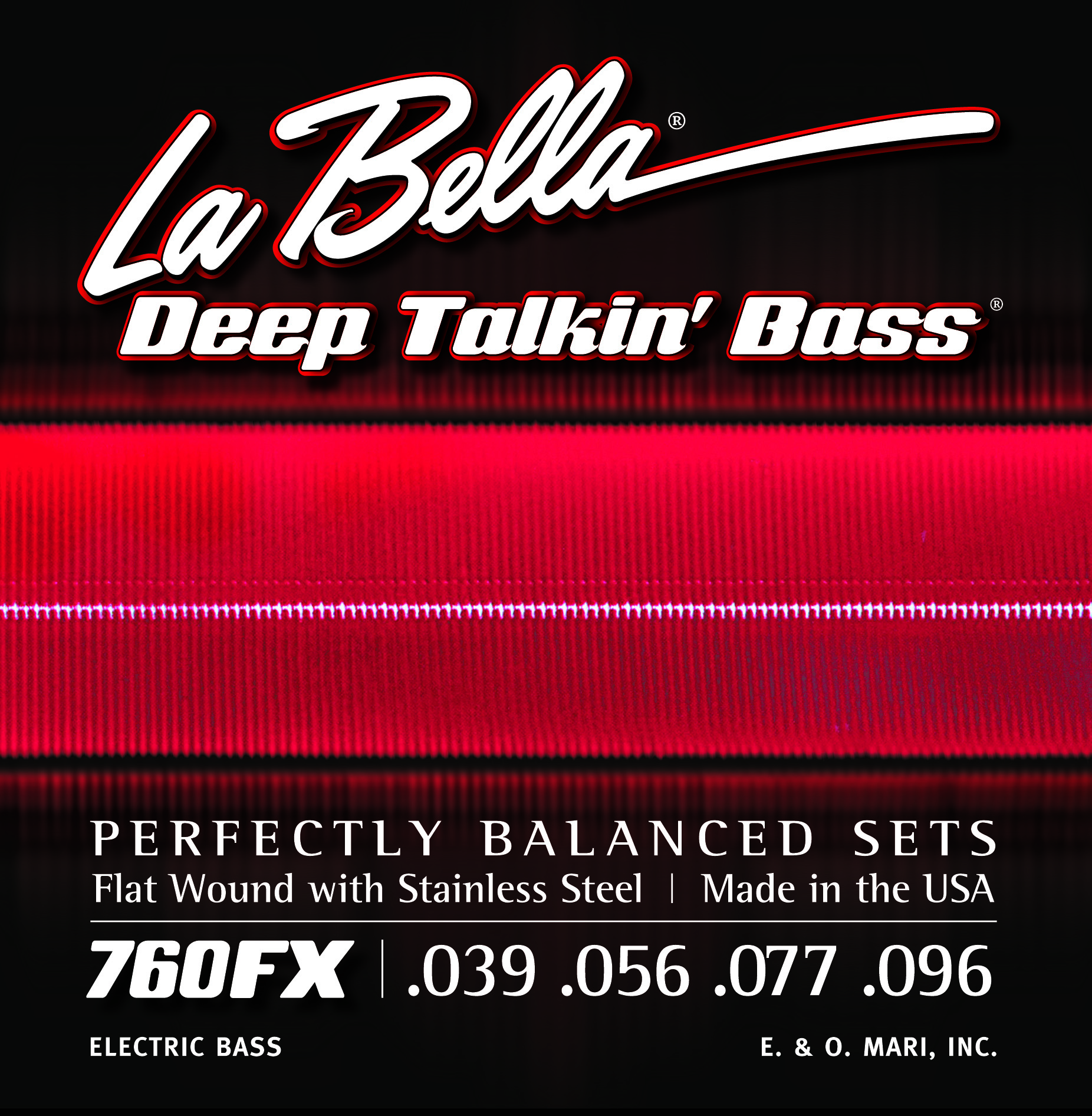 760 FX Deep Talkin' Flatwound Bass 039 .056 .077 .096
