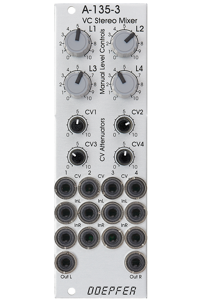 A-135-3 Voltage Controlled Stereo Mixer Slim