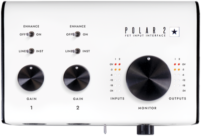 Interface, Polar 2 FET Input, 2 Kanäle, Weiß, B-Ware