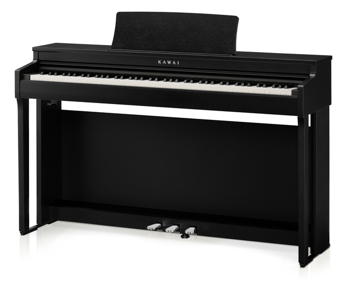 CN-201 B Set inkl. Klavierbank, Kopfhörer, Klavierschule Digitalpiano schwarz matt
