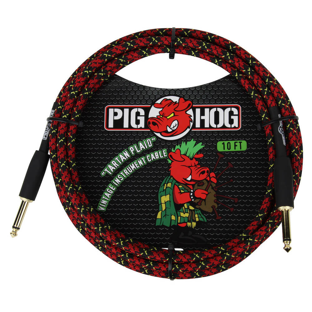Tartan Plaid Instrument Cable 3m