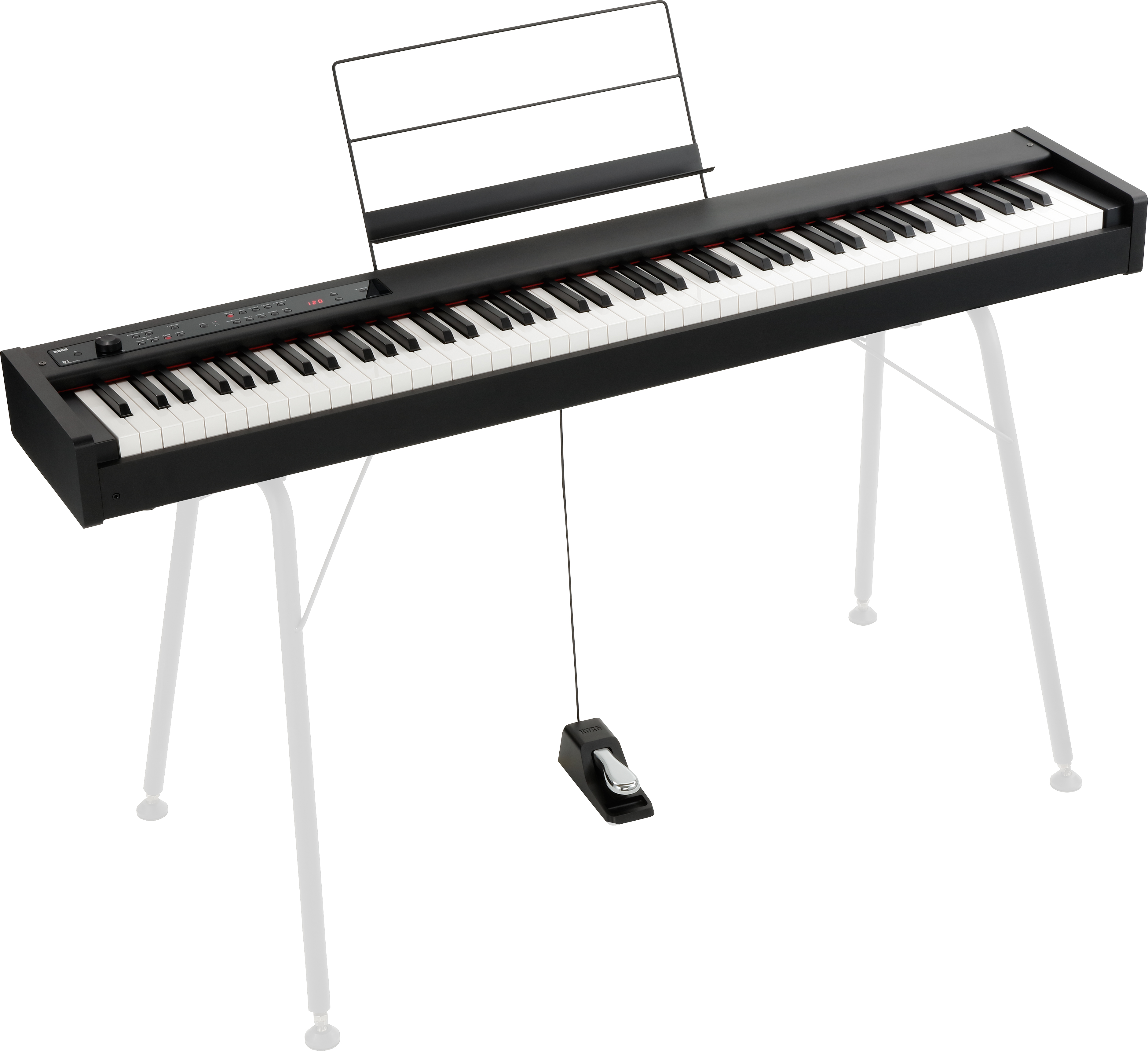 D1 Digitalpiano schwarz