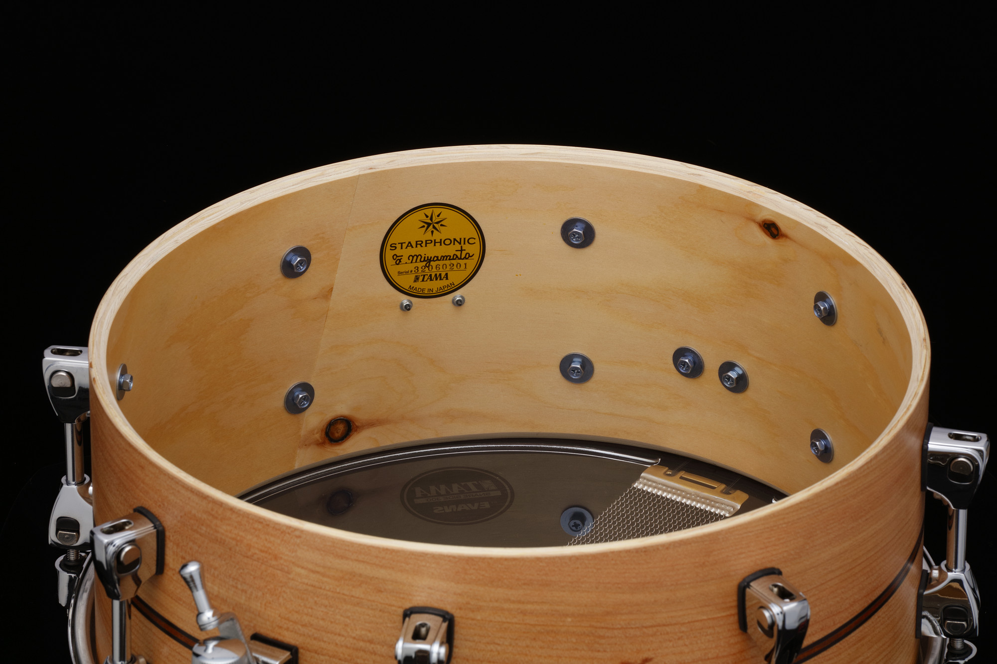 PSP146E-SSC Starphonic Spruce Snaredrum 14" x 6" - Satin Natural Spruce/Chrom HW