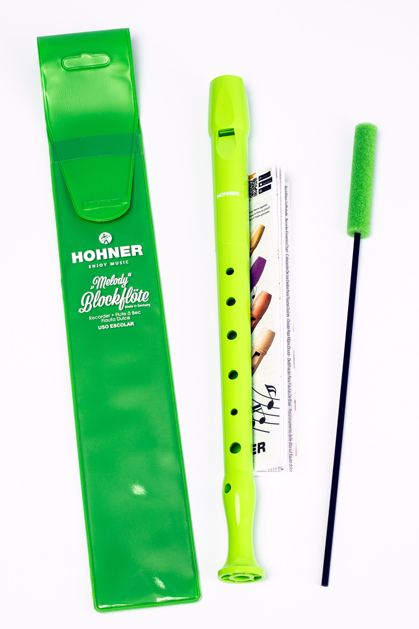 Melody Line Blockflöte deutsch, grün